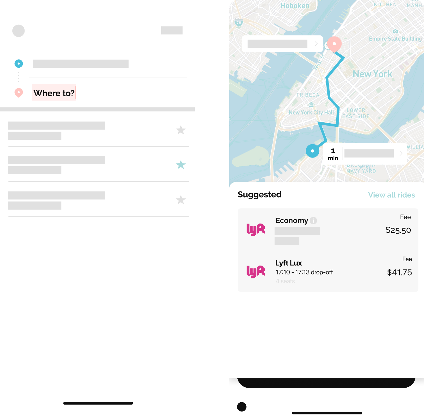 Ridehailing illustration